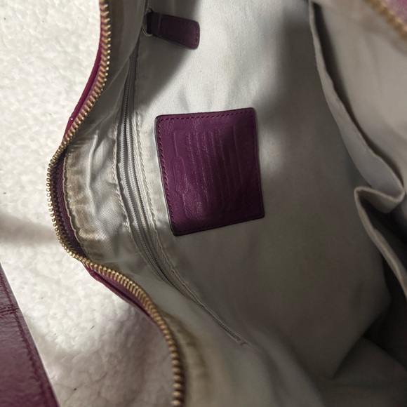 Burgandy coach bag, shoulder bag & crossbody - Picture 6 of 6